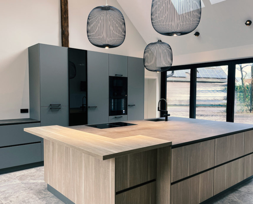 Modulnova Küche im sanierten Bauernhaus